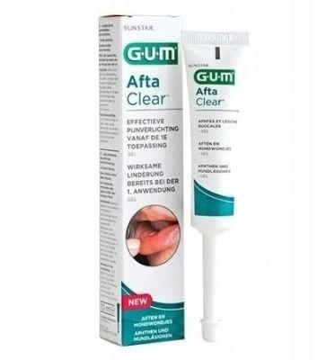 Zdjęcie Sunstar GUM AFTA CLEAR Żel żel 10 ml