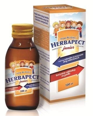 Zdjęcie HERBAPECT JUNIOR syrop malina 100 ml