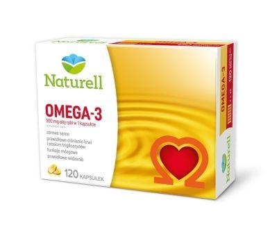 Zdjęcie NATURELL Omega-3, 120 kaps.