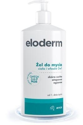 Zdjęcie ELODERM Żel do mycia ciała i włosów 2w1 400 ml