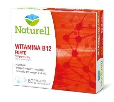 Zdjęcie NATURELL Witamina B12 Forte tabletki do ssania, 60 tabl.