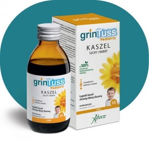 Zdjęcie GrinTuss Pediatric syrop dla dzieci, 100ml/128g