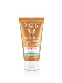 Zdjęcie VICHY IDEAL SOLEIL Aksamitny krem do twarzy długotrwale nawilżający SPF 50+ 50ml