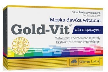 Zdjęcie OLIMP Gold-Vit dla mężczyzn 30tabl.