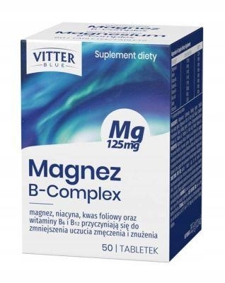 Zdjęcie Magnez B-Complex VITTER BLUE 50 tabl.