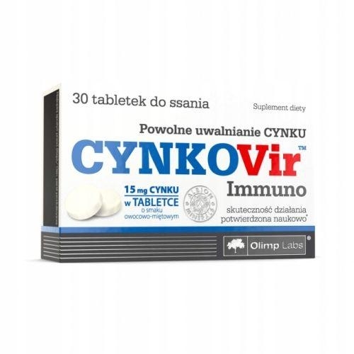 Zdjęcie Olimp Cynkovir Immuno, 30tabl do ssania