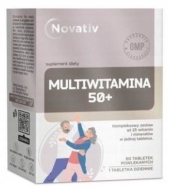 Zdjęcie Novativ Multiwitamina 50+, 60tabl.