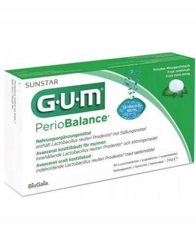 Zdjęcie SUNSTAR GUM PerioBalance, 30 tabl.