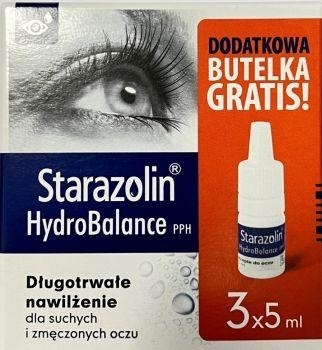 Zdjęcie Starazolin HydroBalance PPH krople, 3*5ml