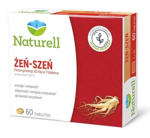 Zdjęcie NATURELL Żeń-szeń 100 mg, 60 tabl.