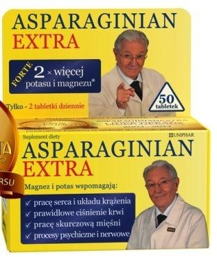 Zdjęcie Asparginian Magnezu Potasu Extra 50szt.