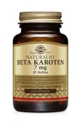 Zdjęcie SOLGAR Naturalny Beta Karoten, 60 kaps.