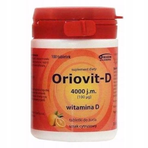 Zdjęcie Oriovit-D 4000 j.m. 100 mcg  100tabl.