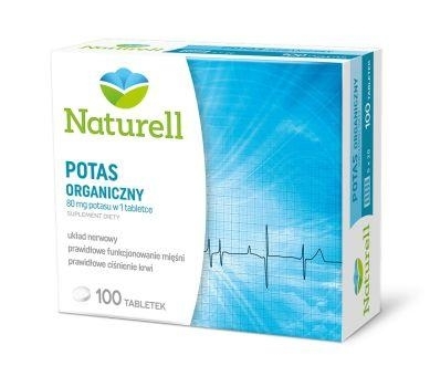 Zdjęcie NATURELL Potas organiczny, 100tabl.