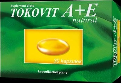 Zdjęcie Tokovit A+E natural, 30 kaps.