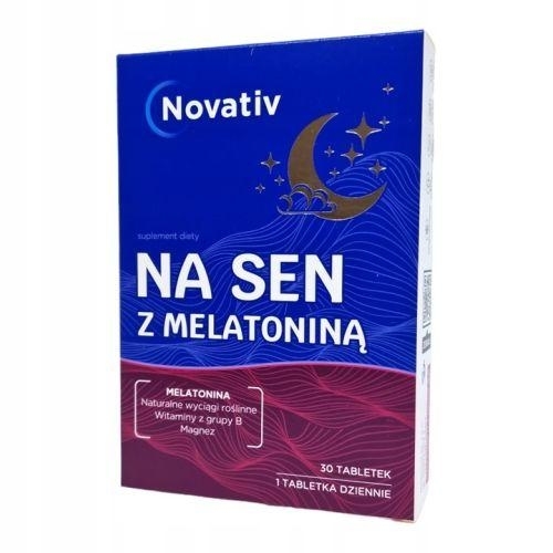 Zdjęcie Novativ Na sen z Melatoniną, 30tabl.