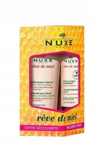 Zdjęcie NUXE REVE DE MIEL Zestaw Krem do rąk + Pomadka
