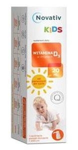 Zdjęcie Novativ Kids Witamina D3 w kroplach 20ml