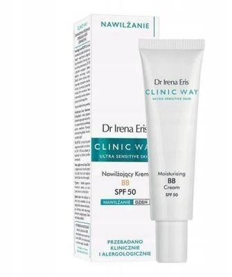 Zdjęcie CLINIC WAY Nawilżający Krem BB SPF50, 30ml