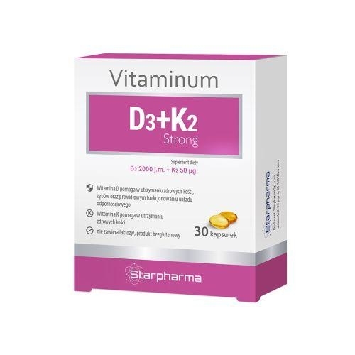 Zdjęcie Vitaminum D3 + K2 Strong, 30 kaps.