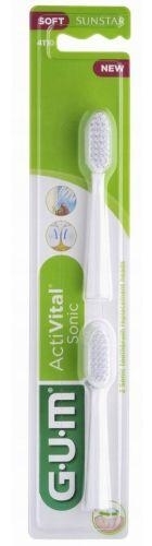 Zdjęcie Sunstar GUM Wymienne końcówki Sonic BIAŁE