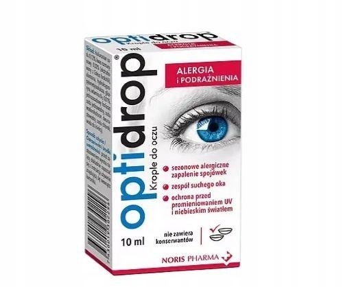 Zdjęcie Optidrop Alergia I Podrażnienia krople do oczu, 10ml