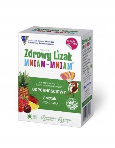 Zdjęcie Zdrowy Lizak Mniam-Mniam naklejka 7 SZT