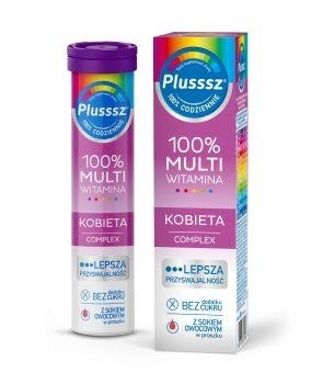 Zdjęcie Plusssz 100% Multiwitamina Kobieta Complex, 20 tabl