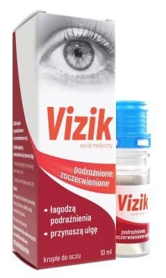 Zdjęcie Vizik krople na podrażnione i zaczerwienone oczy, 10ml