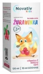 Zdjęcie Novativ Kids Żurawinka płyn 12...