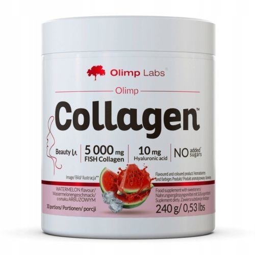 Zdjęcie Olimp Collagen o smaku arbuzowym proszek 240g