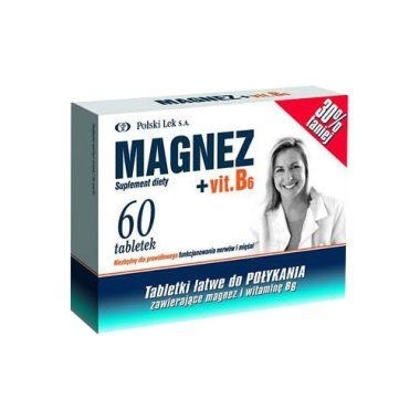 Zdjęcie Magnez +Vit.B6, 60 tabl.