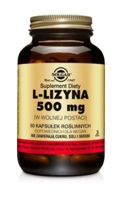 Zdjęcie SOLGAR L-Lizyna 500 mg