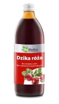 Zdjęcie Dzika Róża 100% Sok EkaMedica 500ml