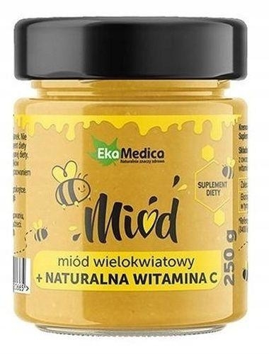 Zdjęcie Miód Wielokwiatowy Naturalna Witamina C, 250g