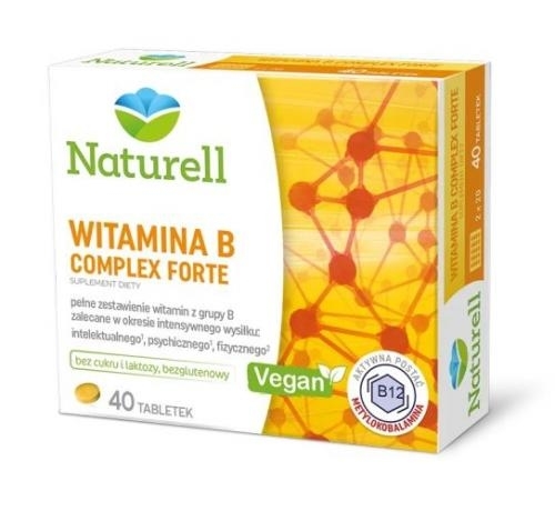 Zdjęcie NATURELL Witamina B Complex Forte,  40 tabl.