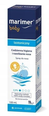 Zdjęcie MARIMER Baby IZOTONIC spray do nosa 100 ml