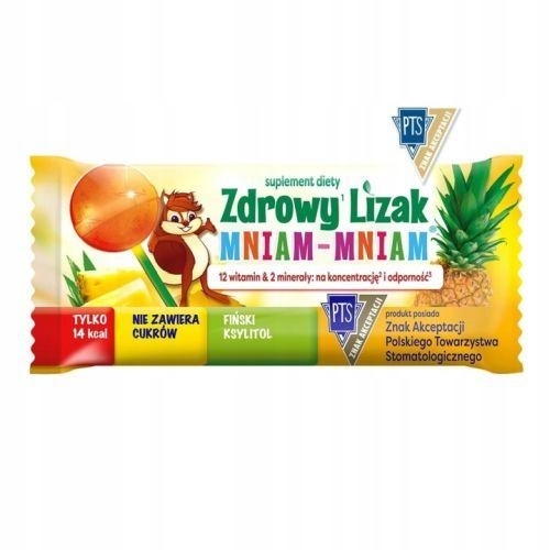 Zdjęcie Zdrowy Lizak Mniam-Mniam 12 witamin 1SZT
