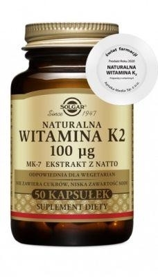 Zdjęcie SOLGAR Witamina K2 naturalna, 50 kaps