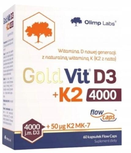 Zdjęcie Olimp Gold-Vit D3 + K2 4000, 60kaps.