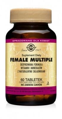 Zdjęcie SOLGAR Female Multiple, 60 tabl. Witaminy i minerały dla kobiet