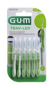 Zdjęcie Sunstar GUM Trav-Ler 1,1mm, 6 sztuk