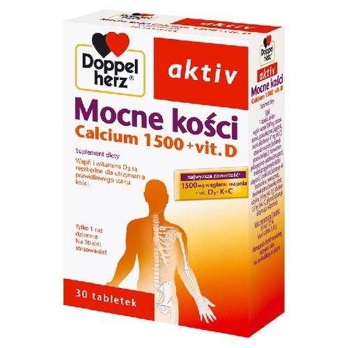 Zdjęcie Doppelherz aktiv Mocne kości Calcium1500+vit.D, 60tabl