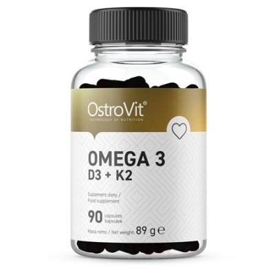 Zdjęcie Ostrovit Omega 3 D3+K2 90KAPS