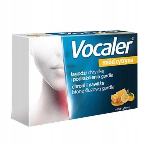 Zdjęcie VOCALER miód cytryna, 24szt