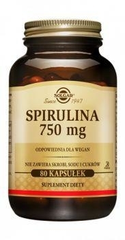 Zdjęcie SOLGAR Spirulina 750 mg, 80 tabl.