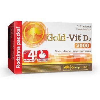 Zdjęcie OLIMP Gold-Vit D3 2000 tabl. 120 tabl.