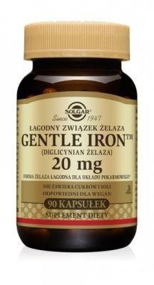 Zdjęcie SOLGAR Gentle Iron ŻELAZO, 0,02g, 90 tabl