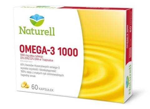 Zdjęcie NATURELL Omega-3 1000 kaps. 60 kaps.