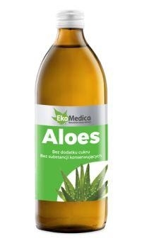 Zdjęcie Aloes Sok z aloesu 99,8% EkaMedica 500ml